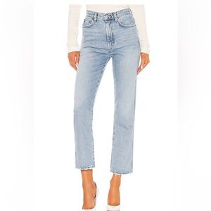 AGOLDE- high rise crop